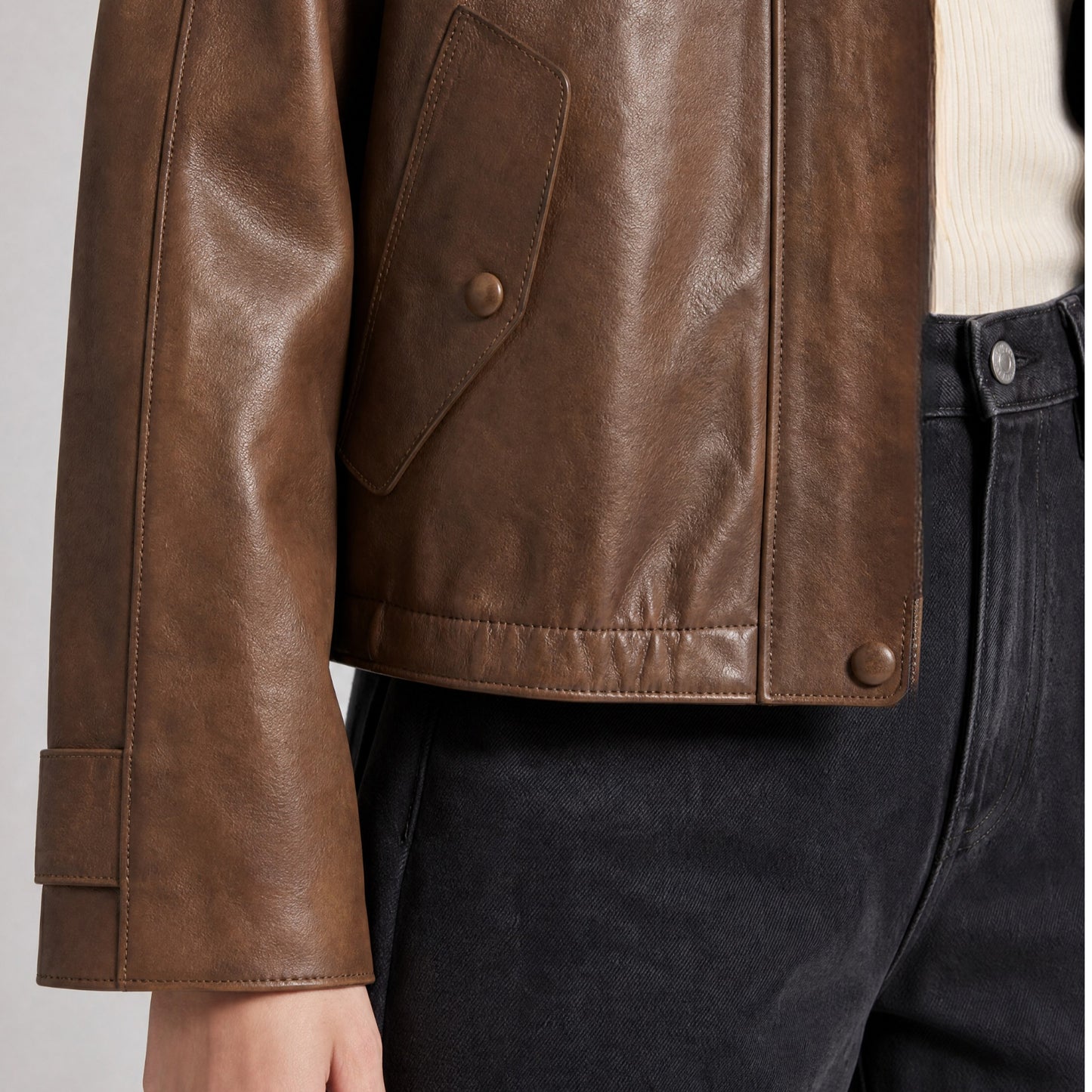 Ricano Oversized Lederjacke