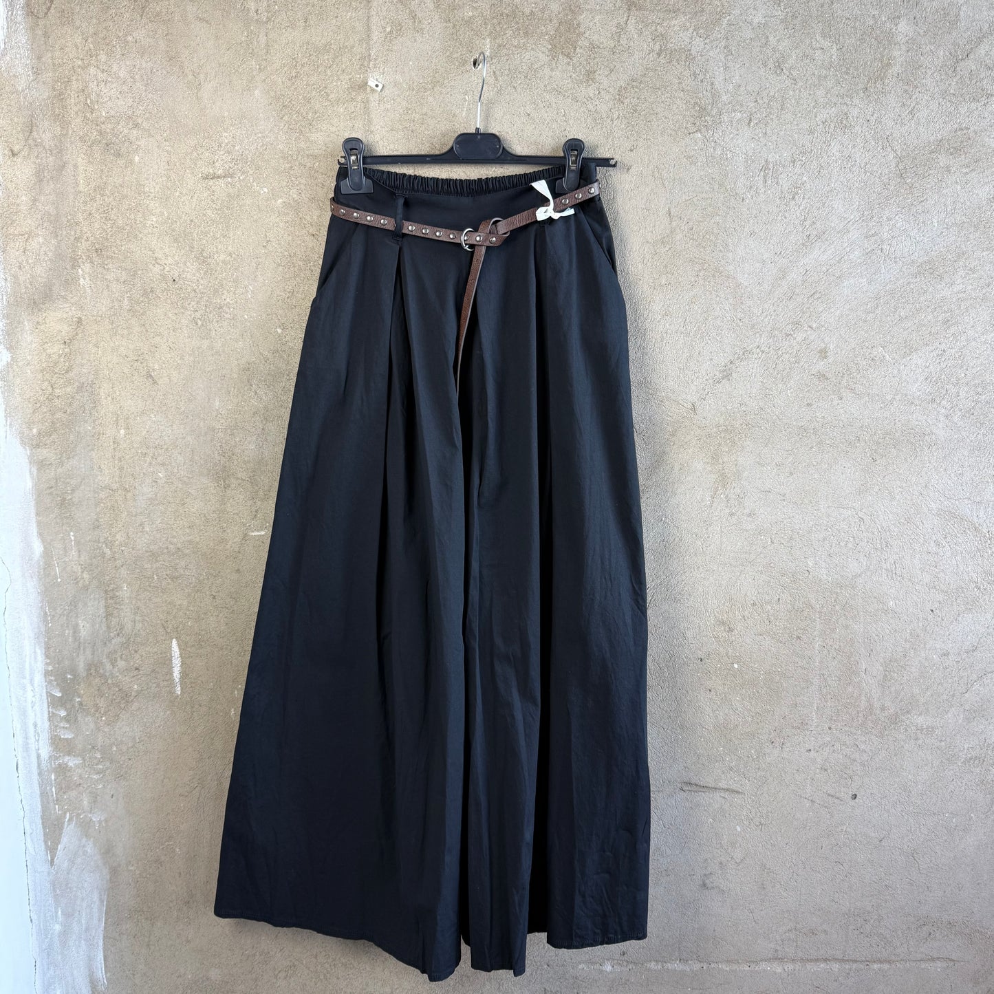 Wideleg Trouser Black