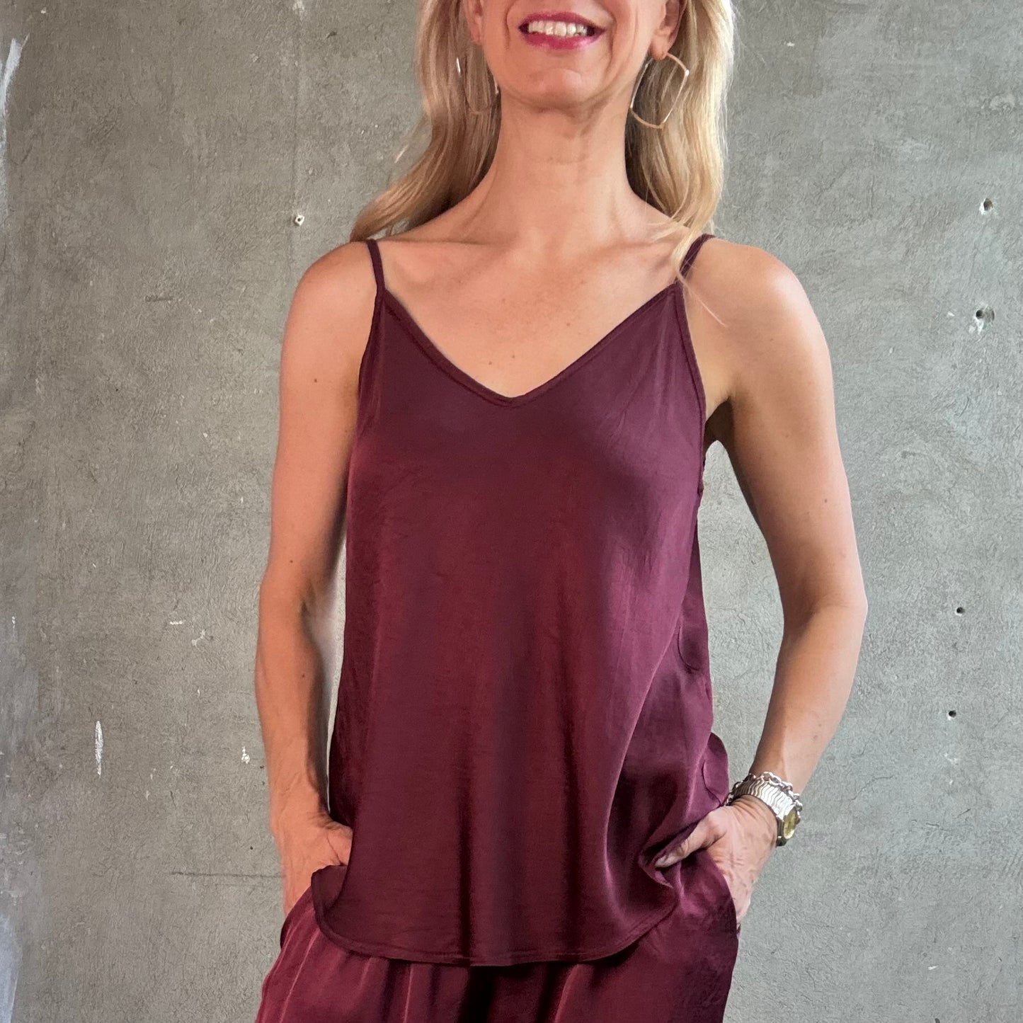Satintop Bordeaux