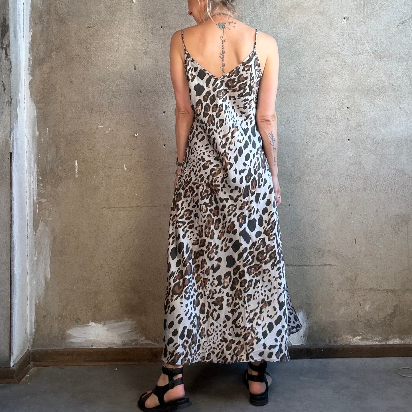 Satinträgerkleid  Leo