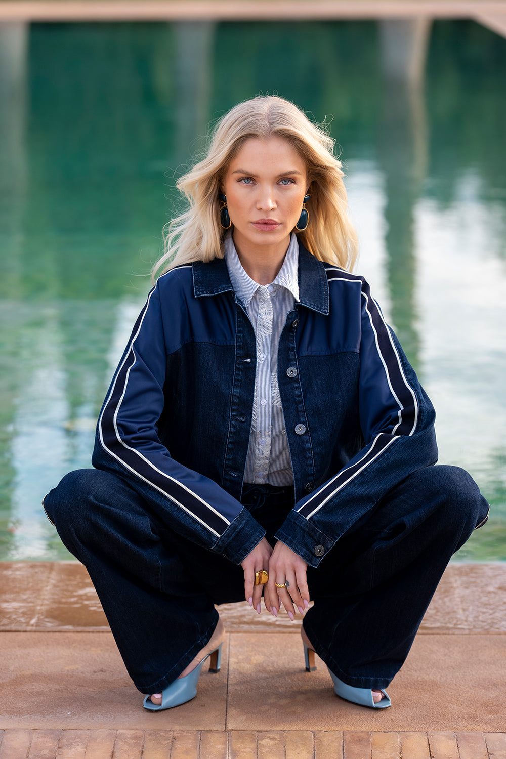 Geisha Denim Trackpant