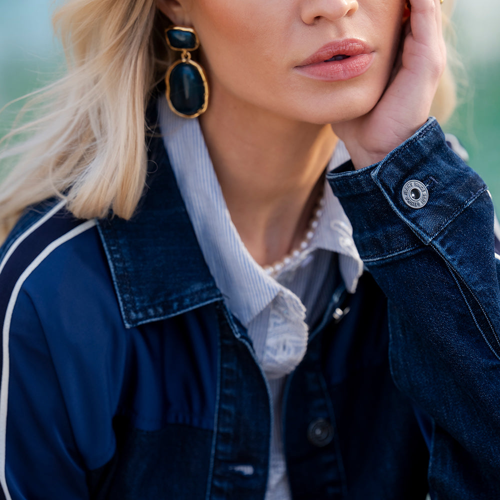 Geisha Denim Track-Jacket