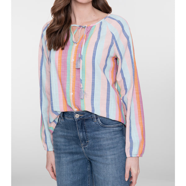 Geisha Blouse Streifen