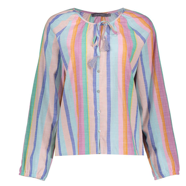 Geisha Blouse Streifen