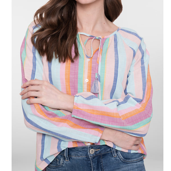 Geisha Blouse Streifen