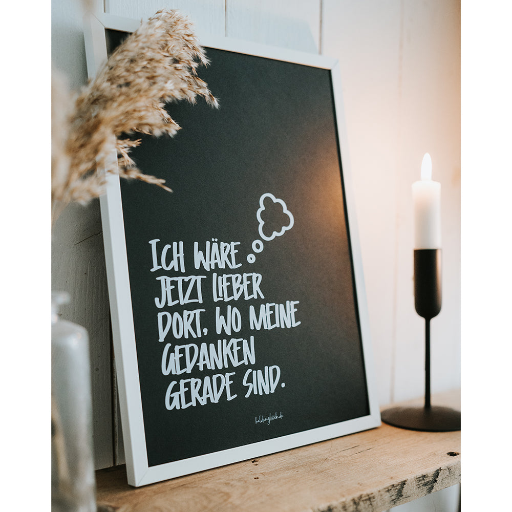 Poster Gedanken