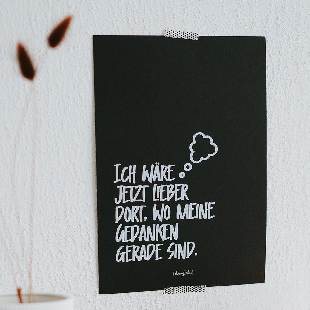 Poster Gedanken