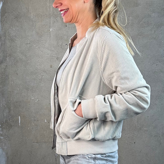 Zhrill Julie Cordjacke Grey