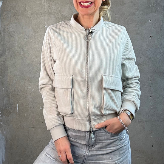 Zhrill Julie Cordjacke Grey