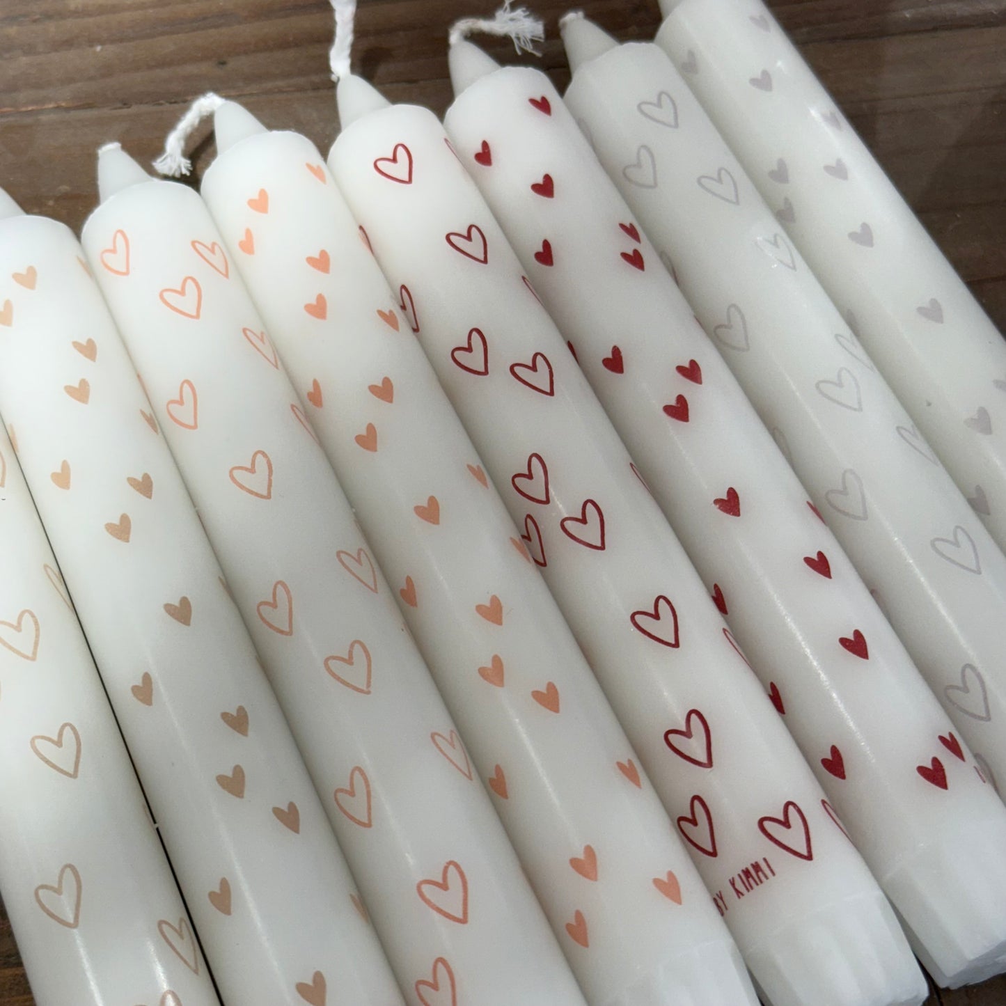 Stabkerze Hearts