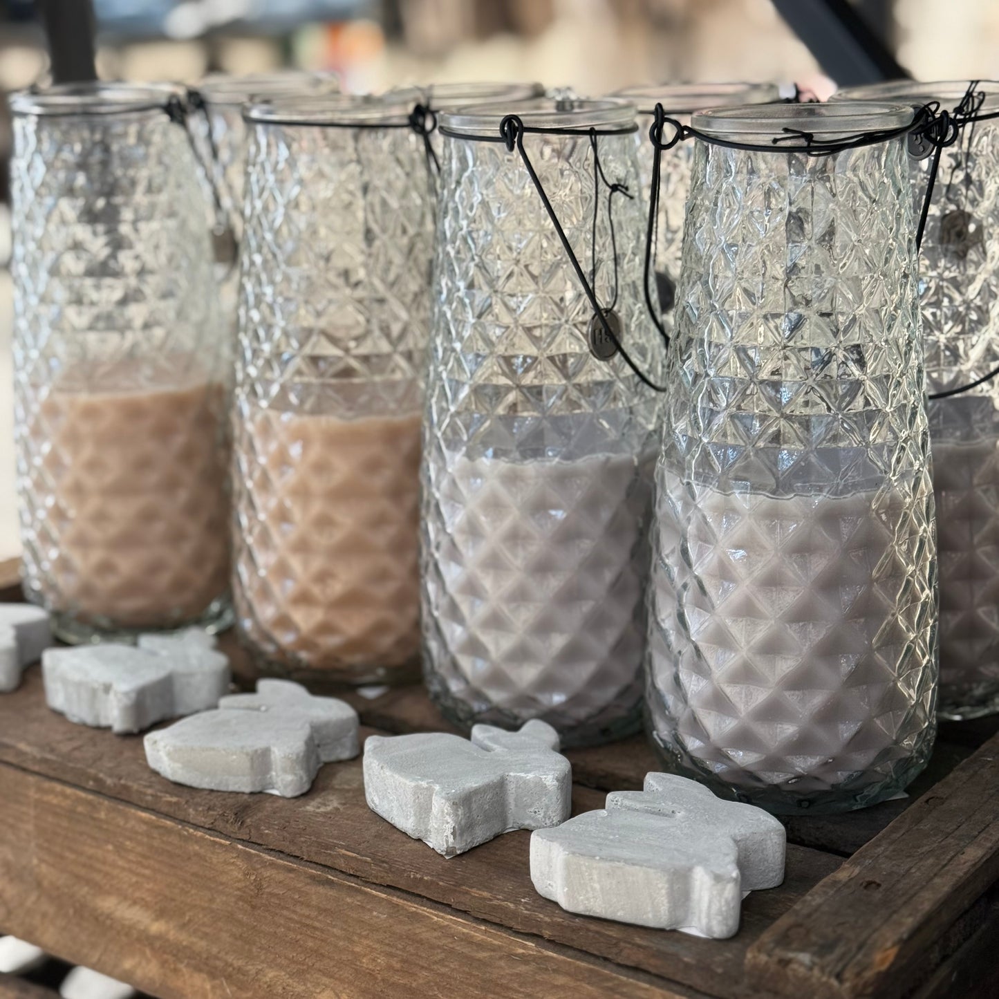 Windlicht Vitra Grau