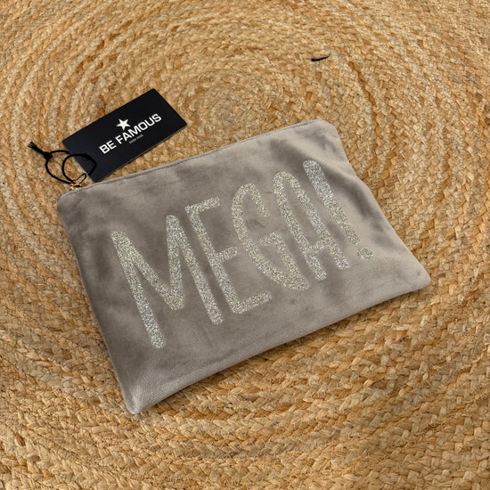 Be Famous Velvet Pouch
