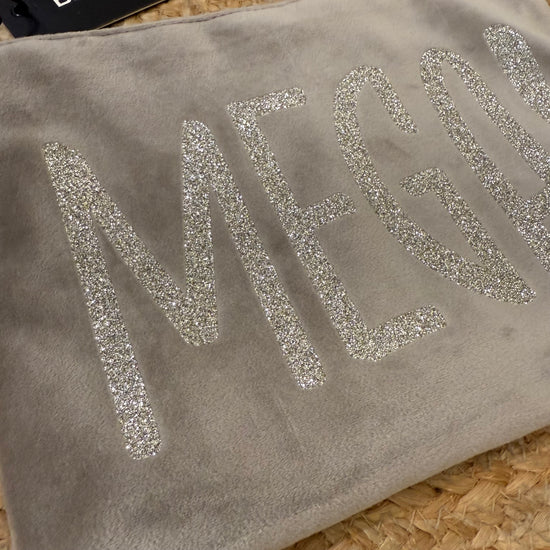 Be Famous Velvet Pouch