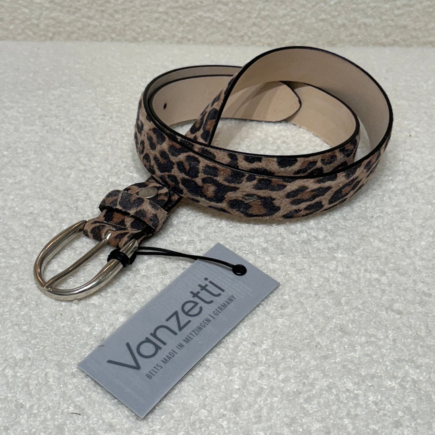 Ledergürtel Leo Camel