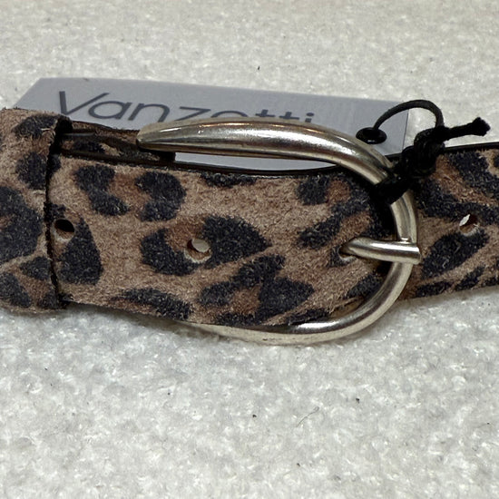 Ledergürtel Leo Camel