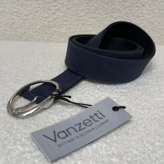 Ledergürtel Velour Navy