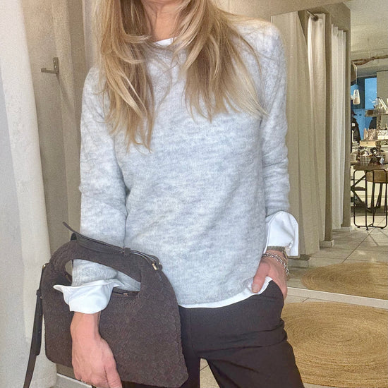 TSP Strickpulli Grau