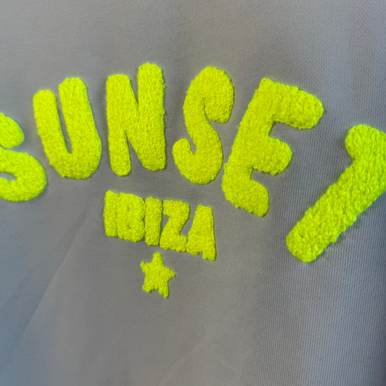 Tshirt Sunset Ibiza Blu