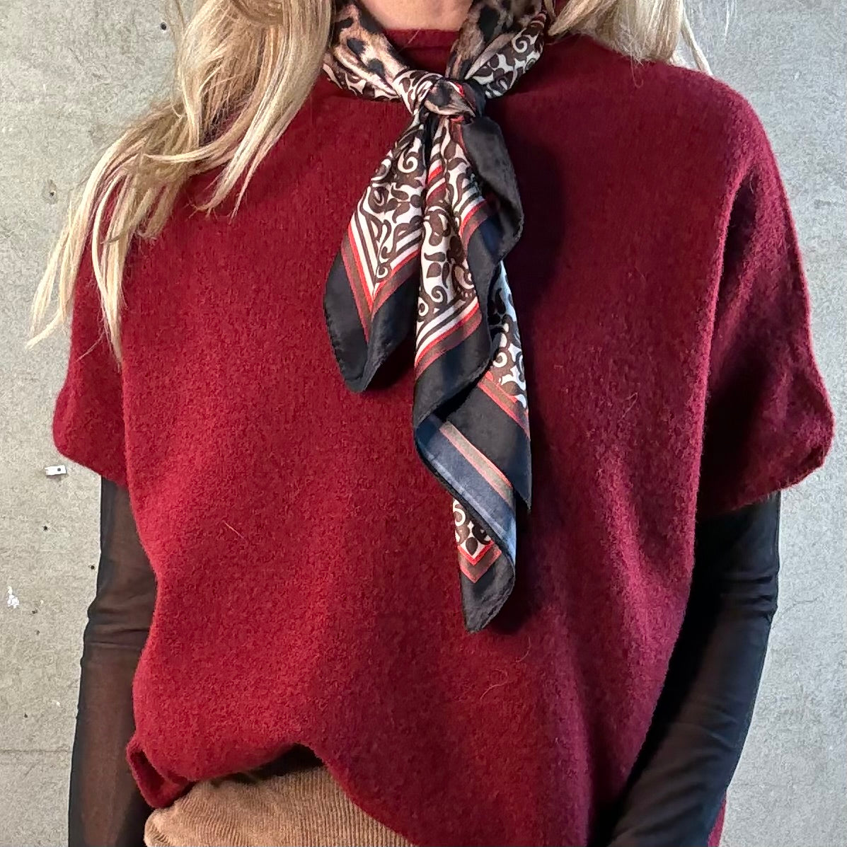 Strickshirt Spencer Cherry