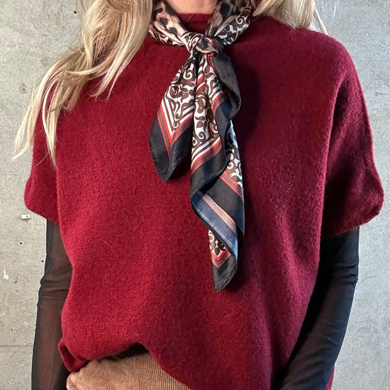 Strickshirt Spencer Cherry