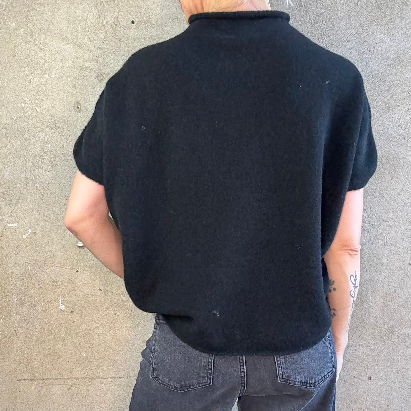 Strickshirt Spencer Schwarz