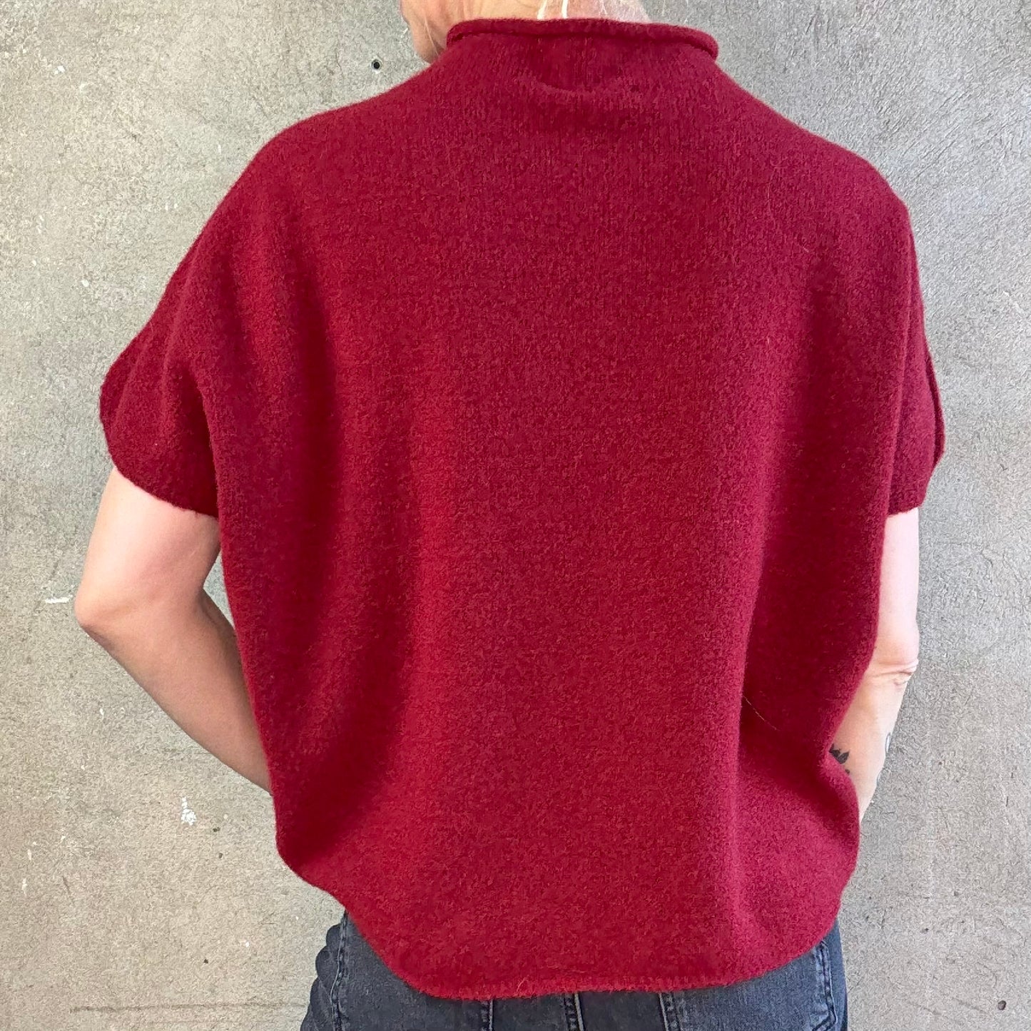 Strickshirt Spencer Cherry