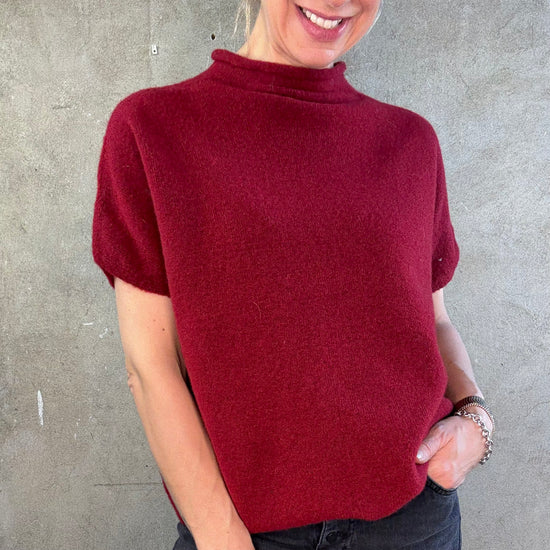 Strickshirt Spencer Cherry