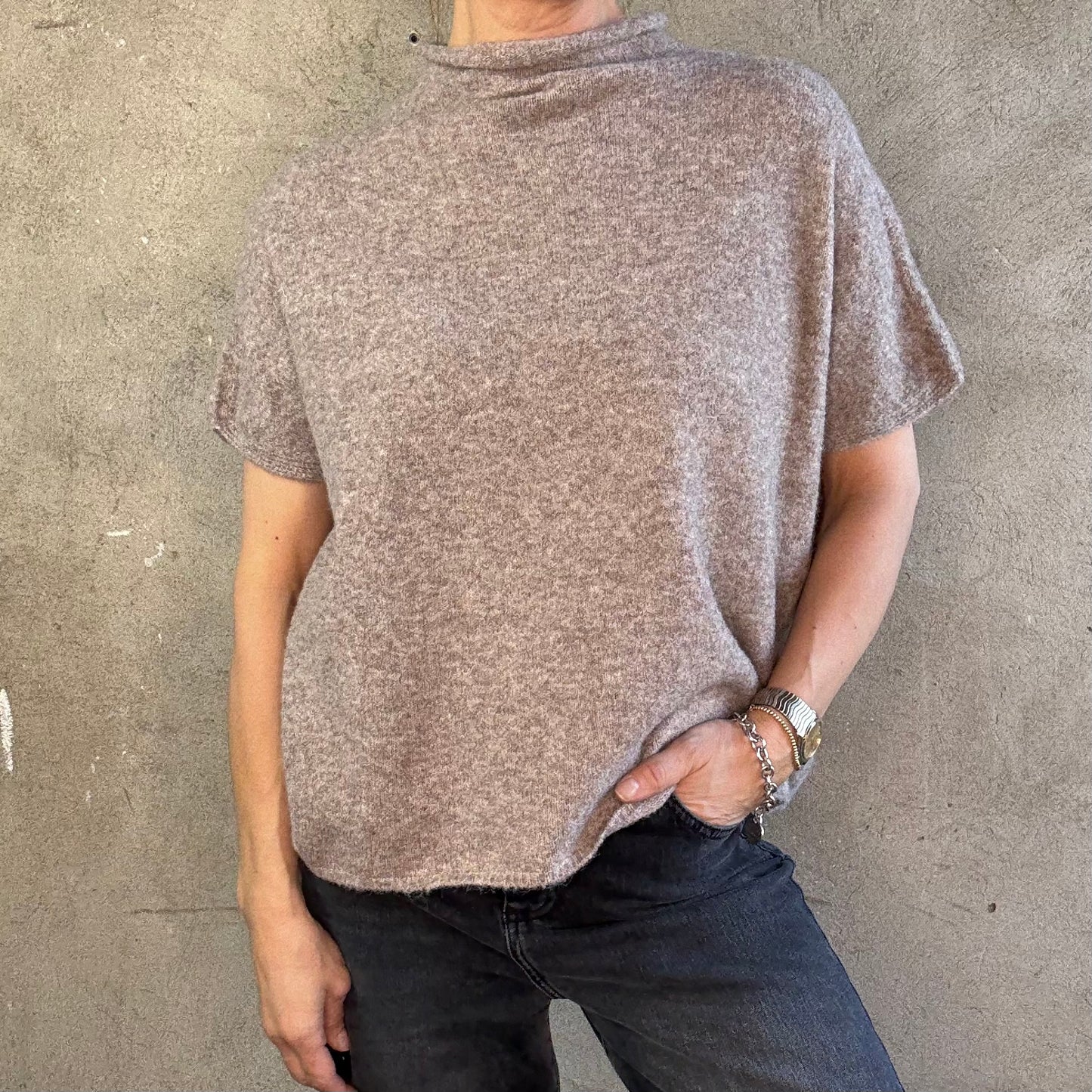 Strickshirt Spencer Taupe