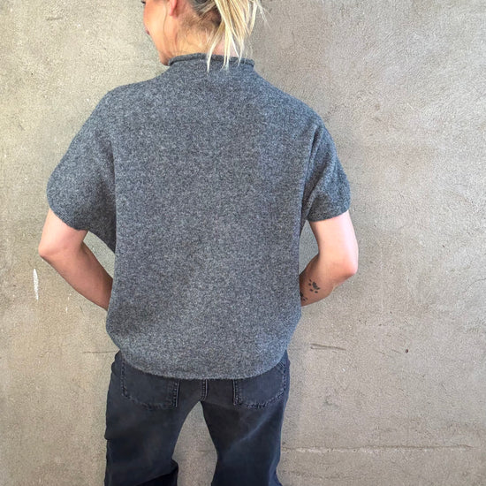 Strickshirt Spencer Grau