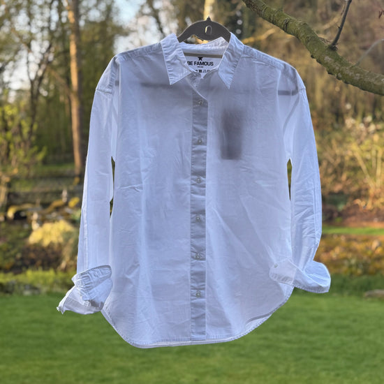 Be Famous Statement Bluse HAPPY