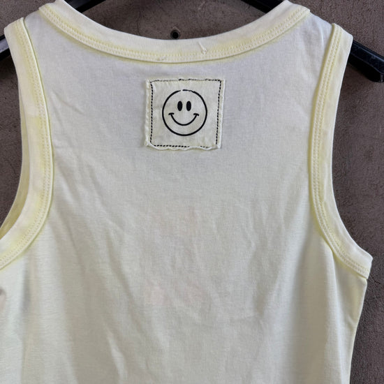 Tank Top Smiley Butteryellow