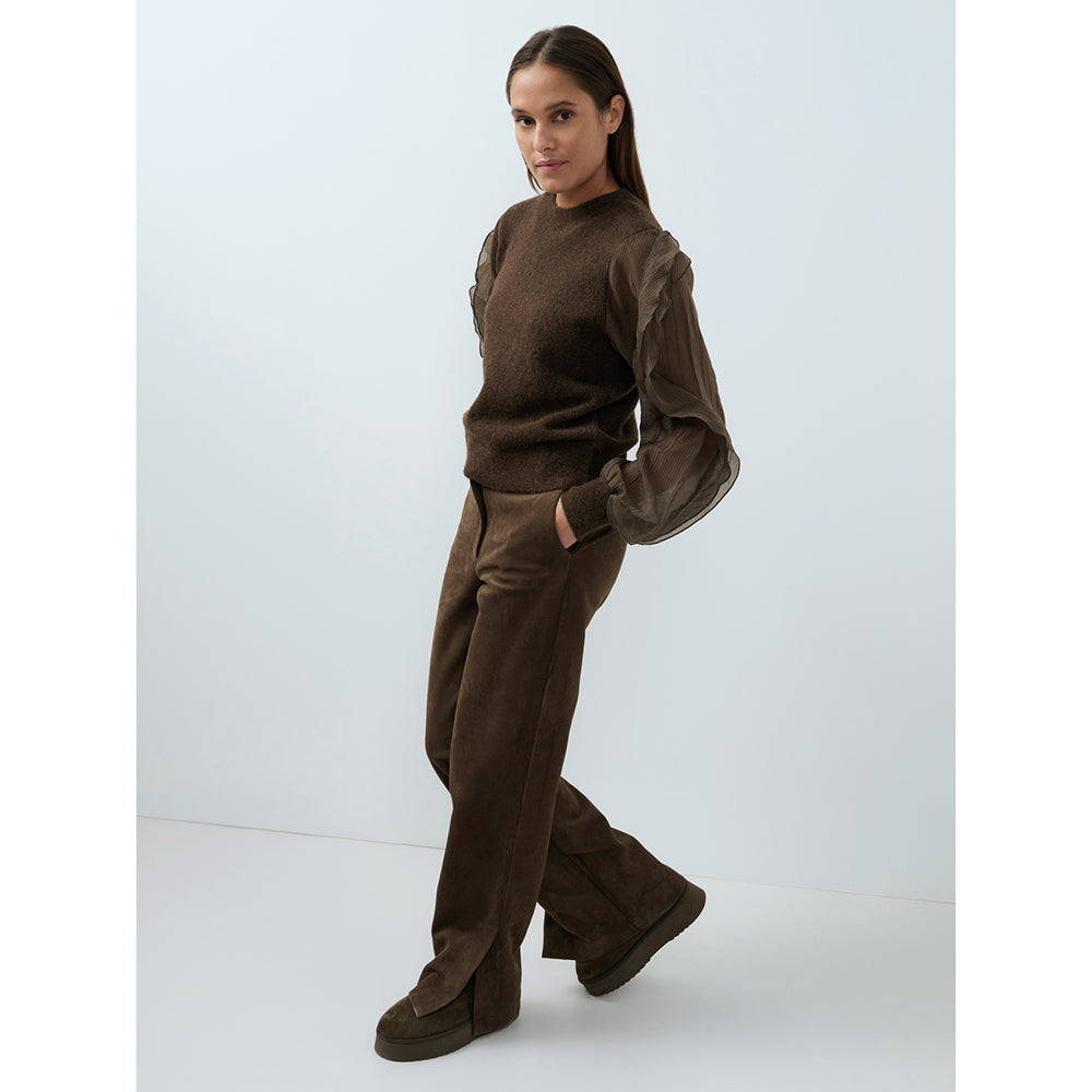 YAYA Rüschenpullover