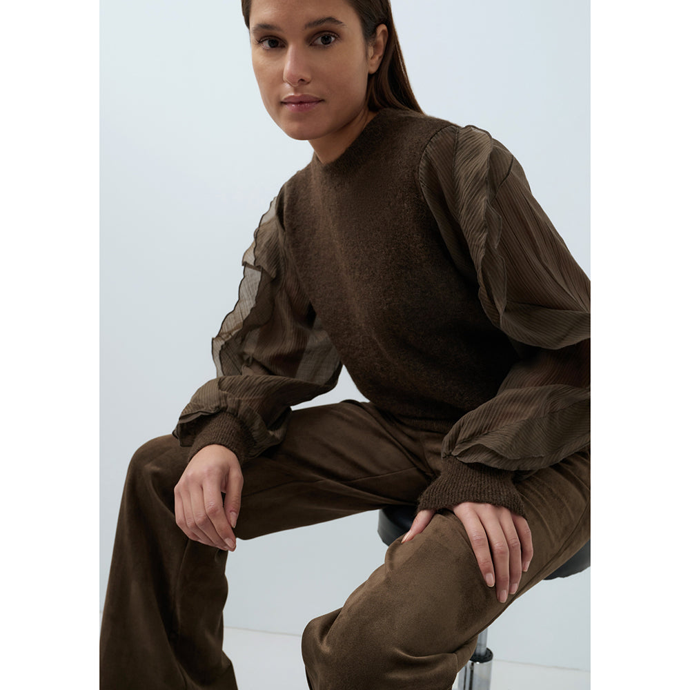 YAYA Rüschenpullover