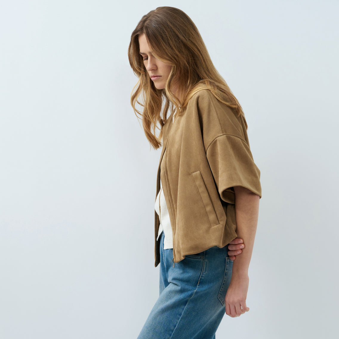 YAYA Jacke Velourlook