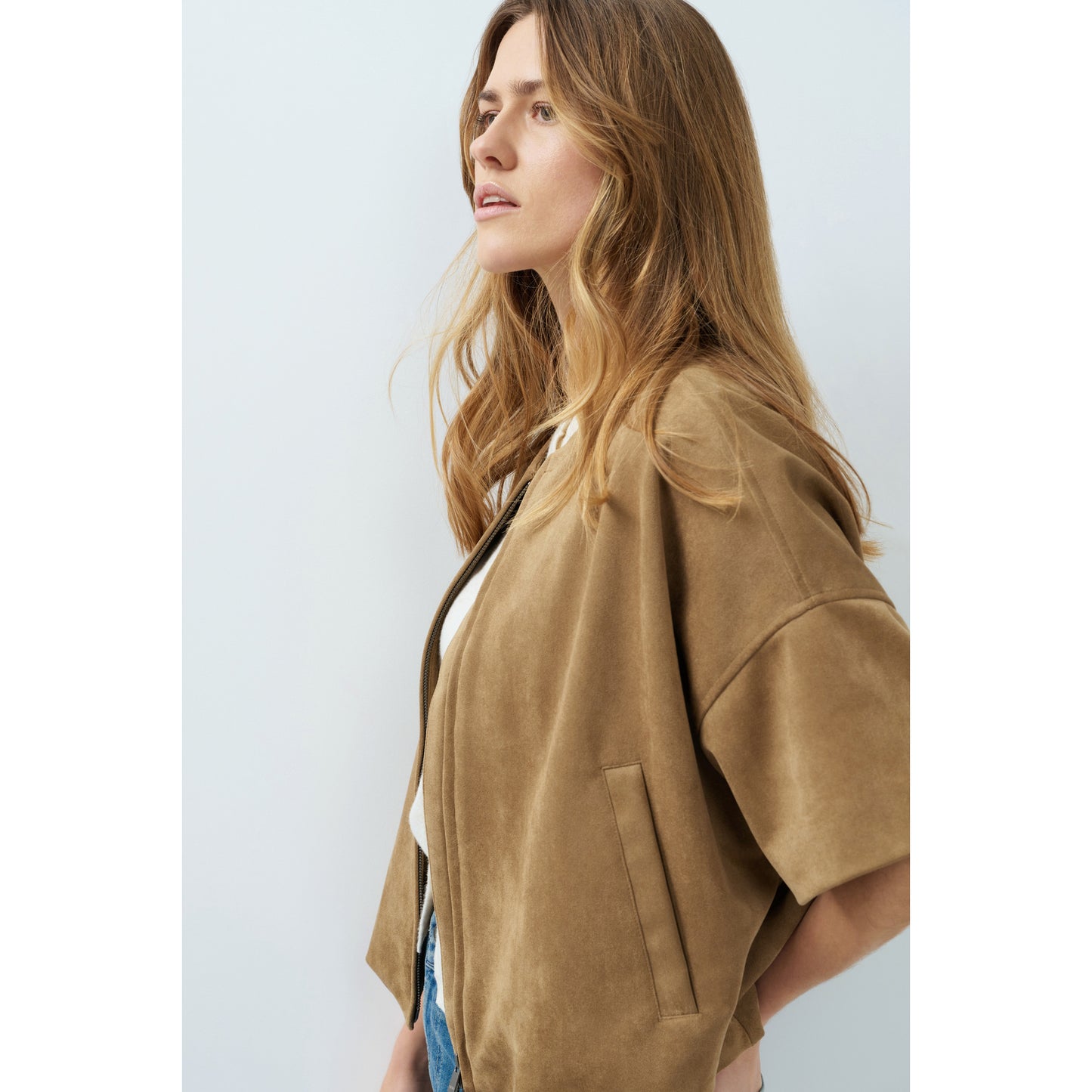 YAYA Jacke Velourlook