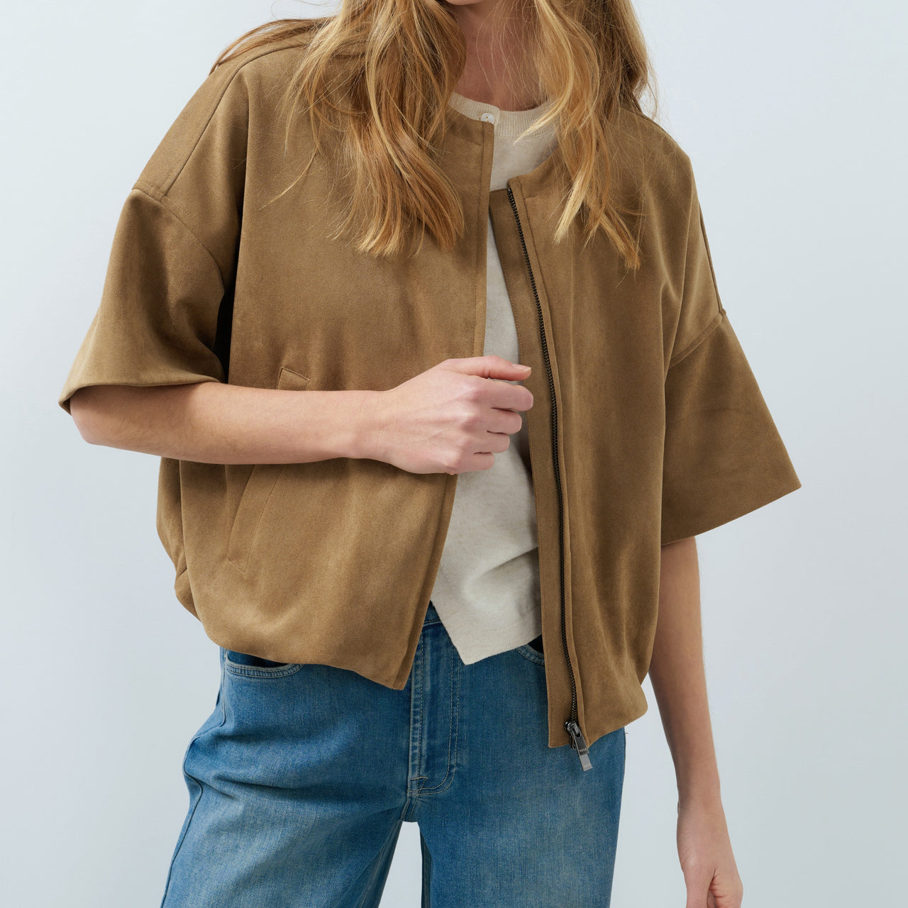 YAYA Jacke Velourlook
