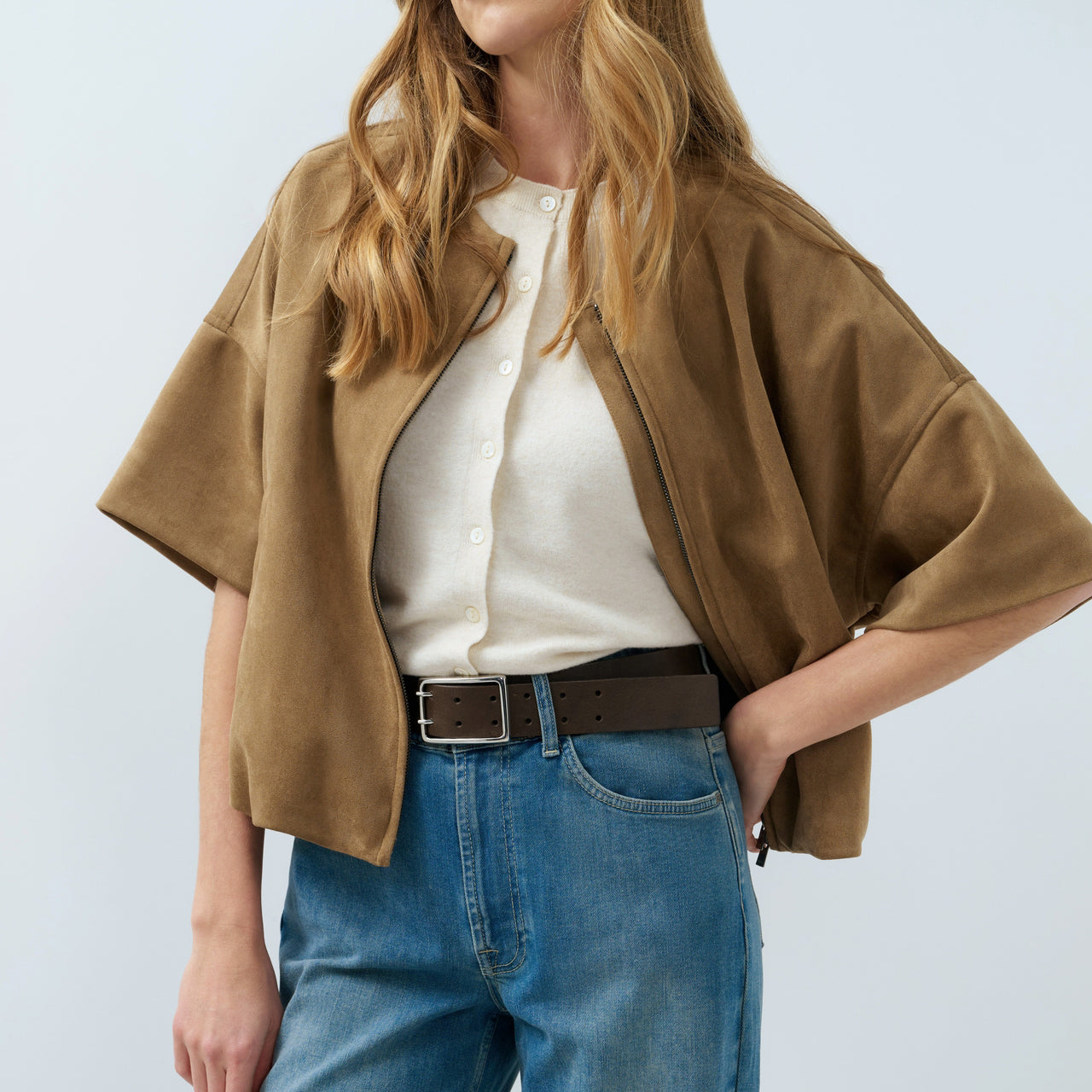 YAYA Jacke Velourlook