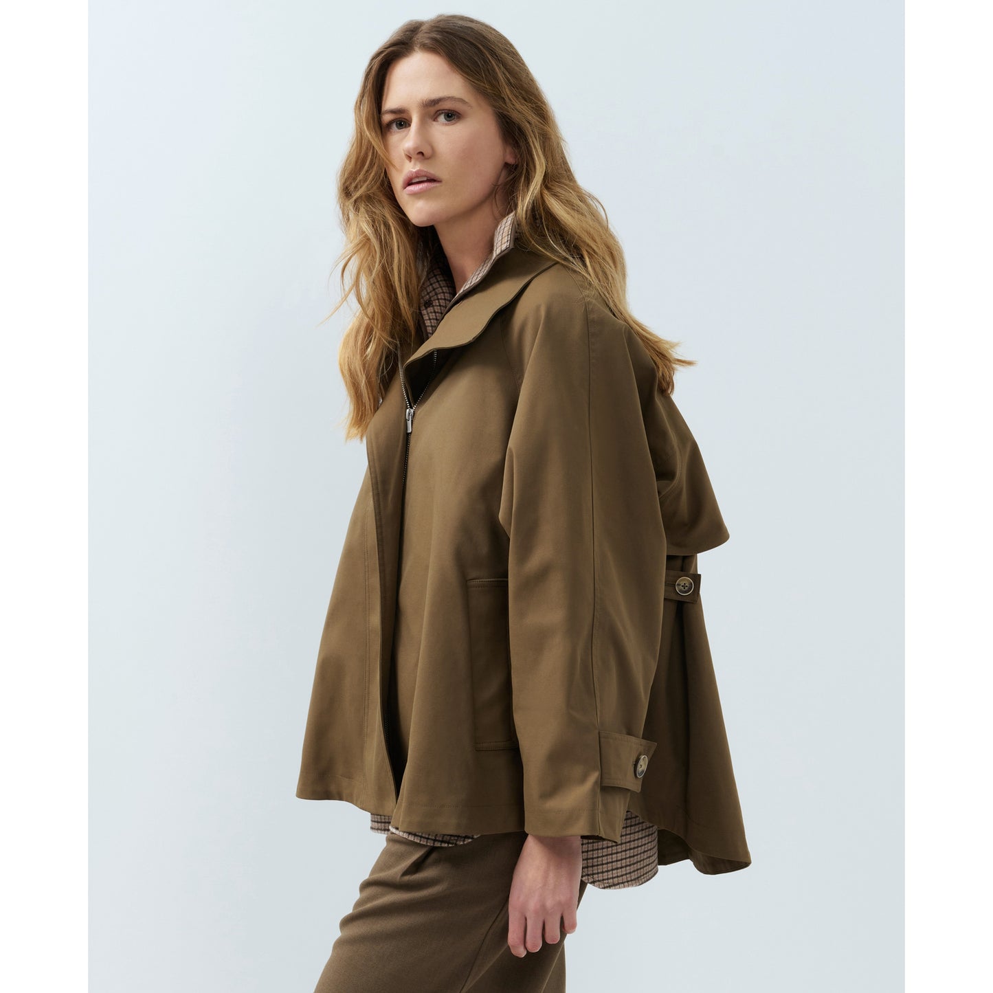 YAYA Trenchjacke mit Stehkragen