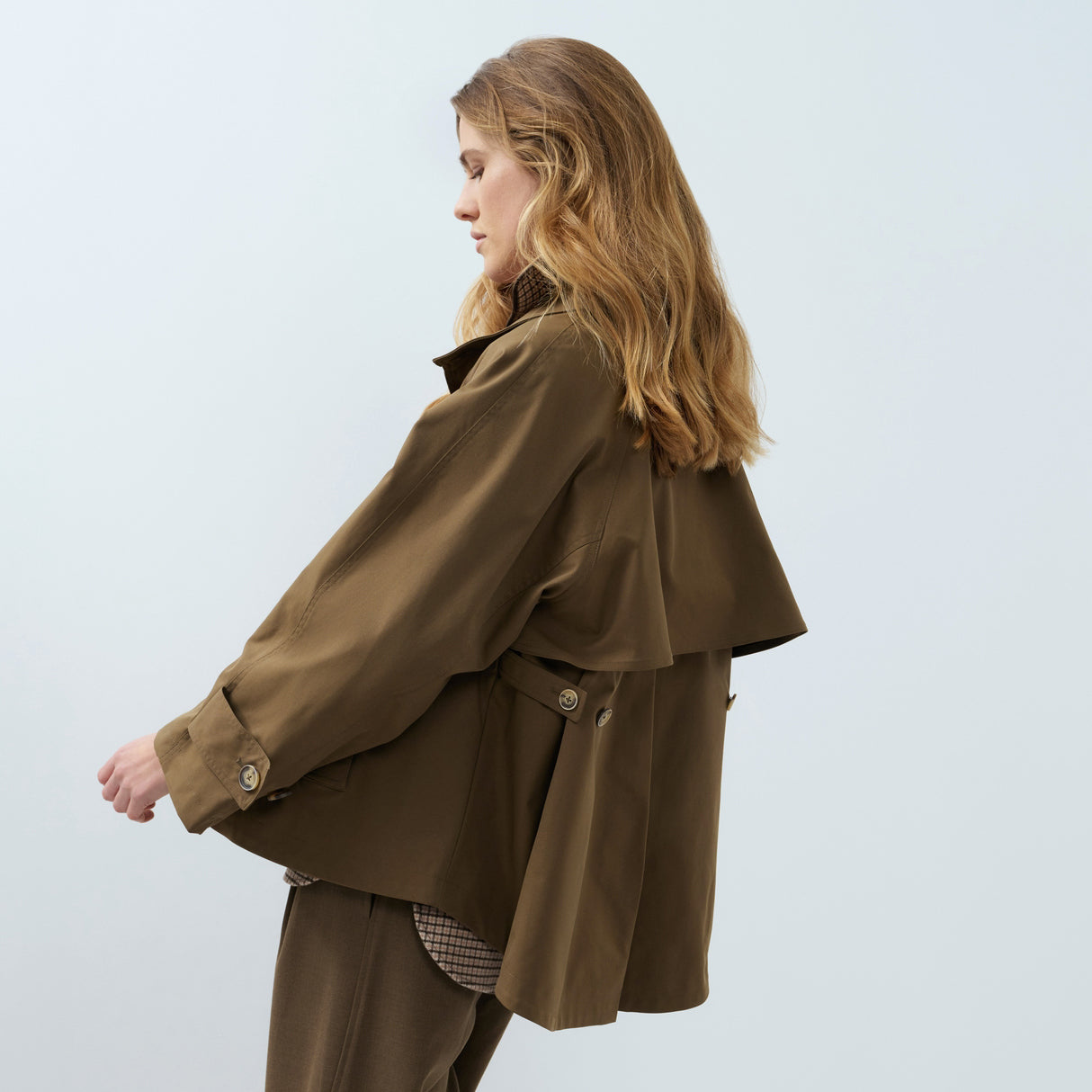 YAYA Trenchjacke mit Stehkragen