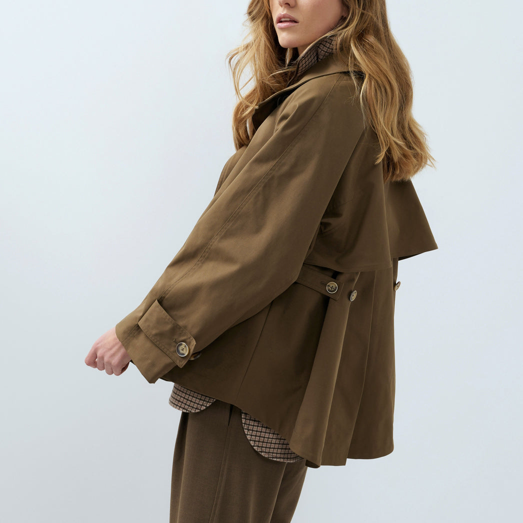 YAYA Trenchjacke mit Stehkragen