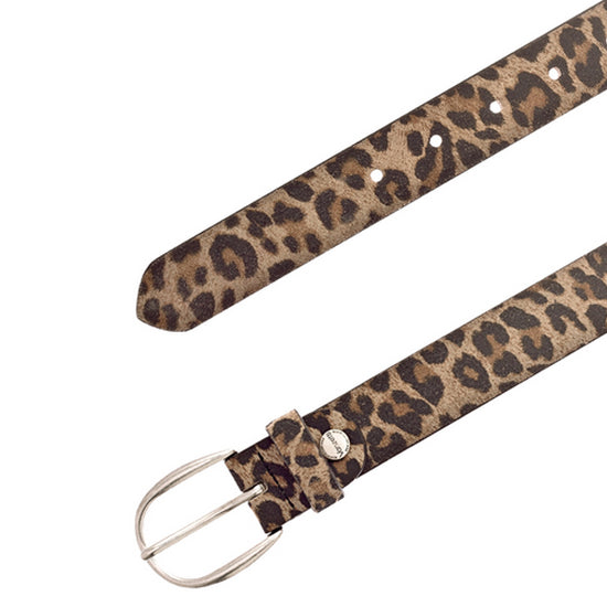 Ledergürtel Leo Camel