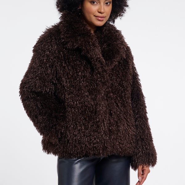 Rino Pelle Jacke Fake Fur