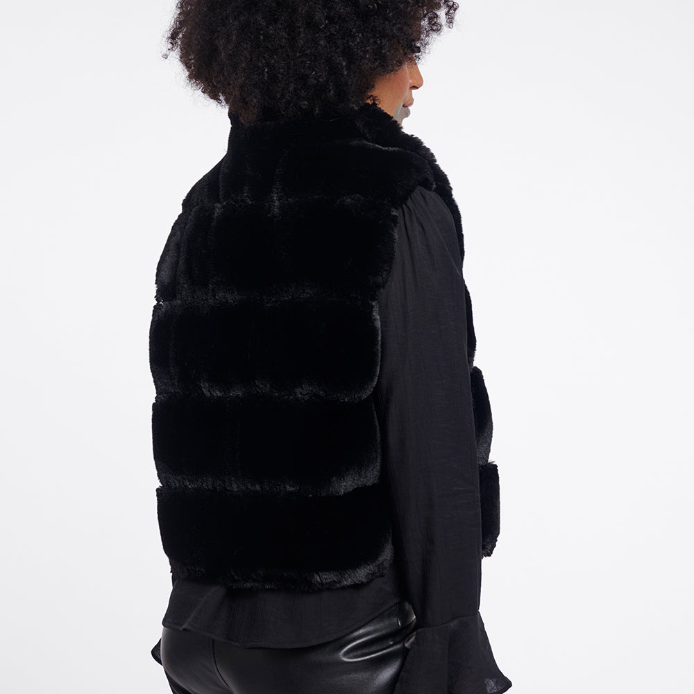 Rino Pelle MAY Fake-Fur Weste