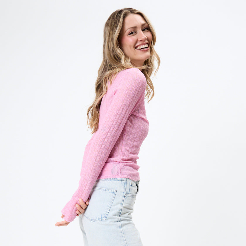 OH April Zahara Lace Longsleeve