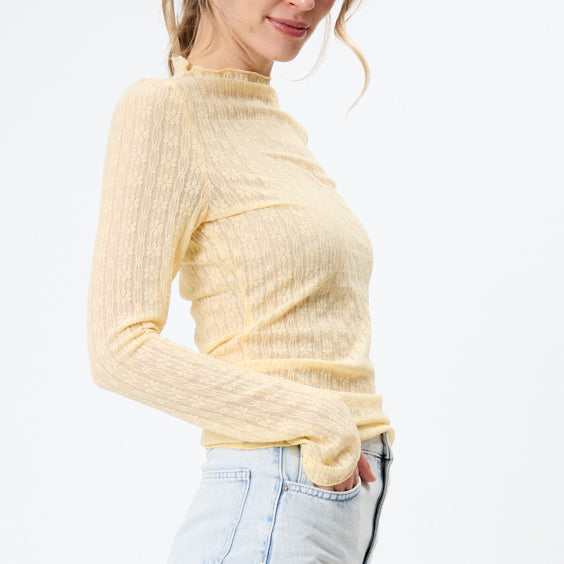 OH April Zahara Lace Longsleeve