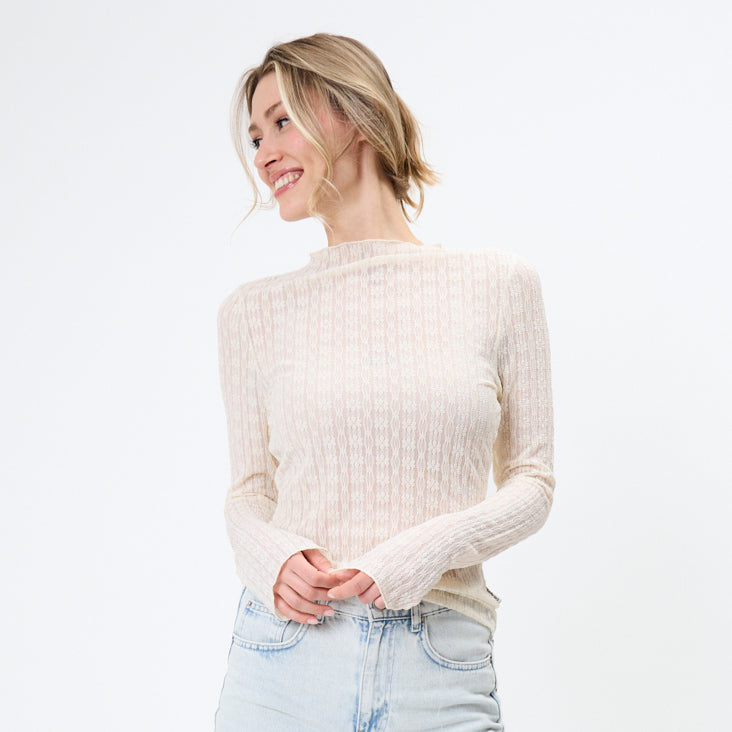 OH April Zahara Lace Longsleeve