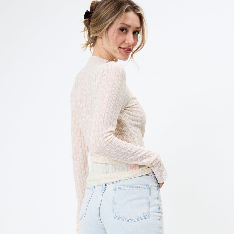 OH April Zahara Lace Longsleeve