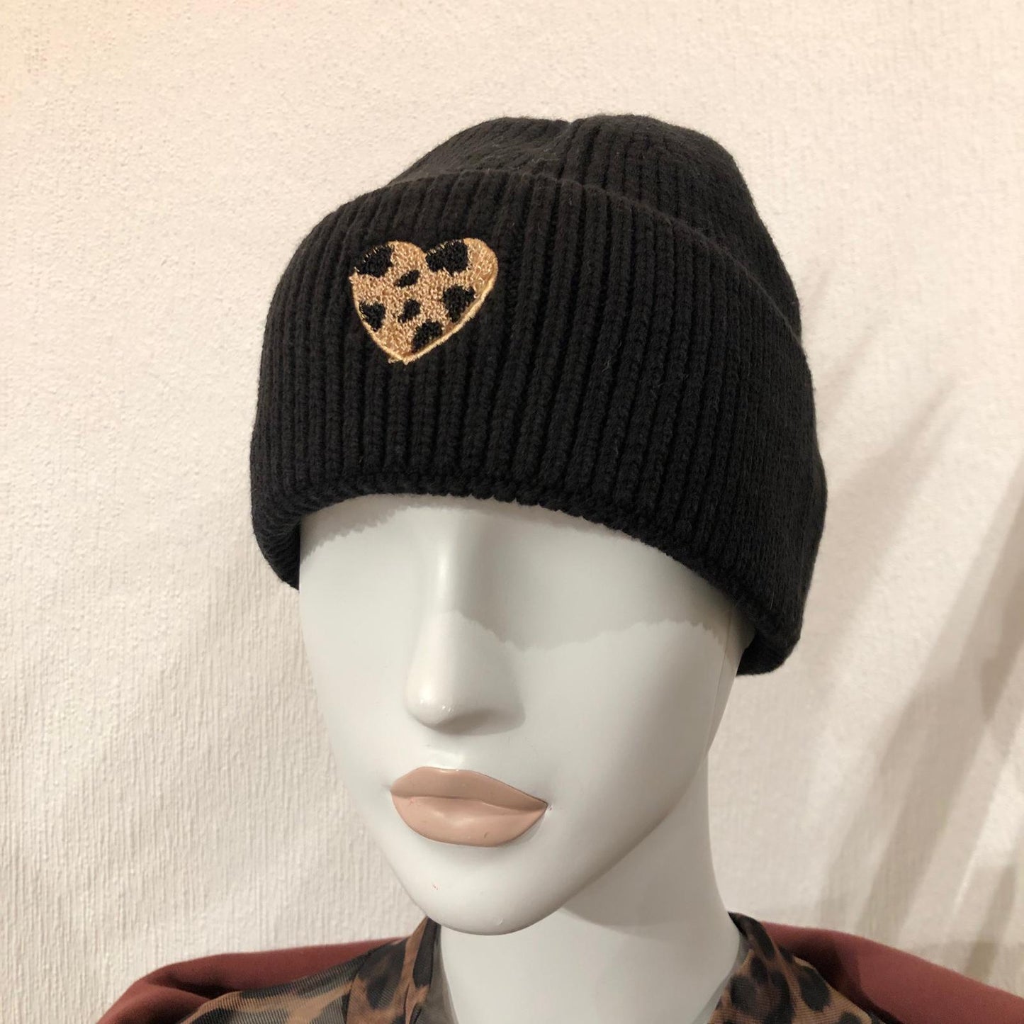 Strickmütze Leo Heart