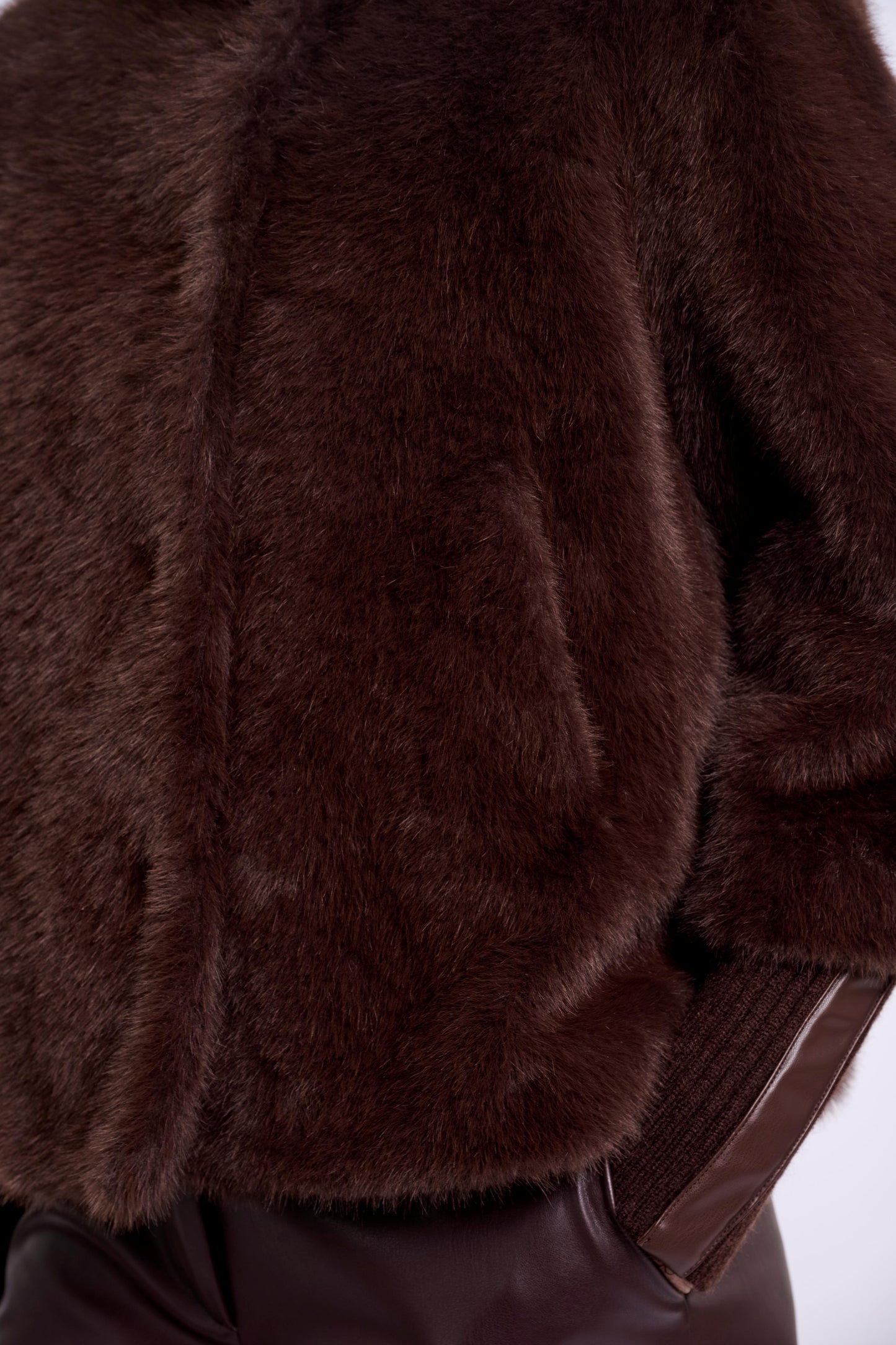Rino Pelle Jacke Fake Fur