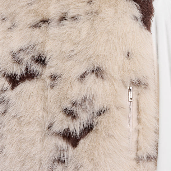 Rino Pelle Fake-Fur Weste